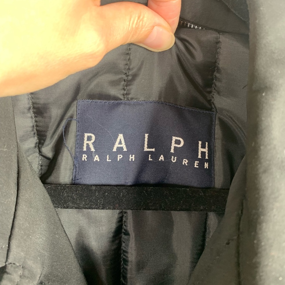 Ralph Lauren Coat Men BlackTrench Pockets‎ Classic Removable Liner Medium - Picture 3 of 8